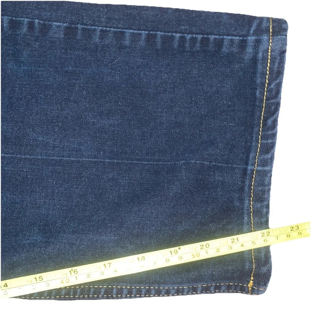 Levis 511 Jeans Mens 44x22 Blue Dark Wash Zipper‎ Fly Straight Leg Denim Casual